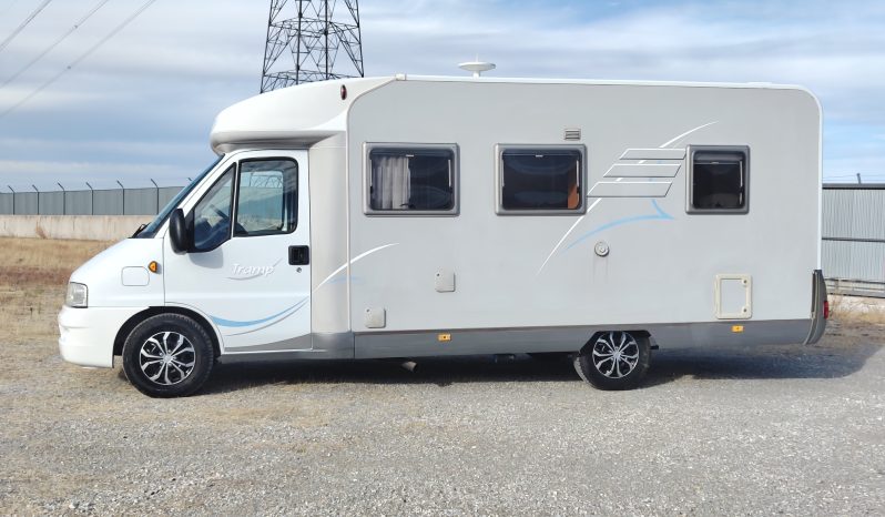 HYMER TRAMP 664 PERFILADA CAMA FRANCESA, GAMA ALTA.