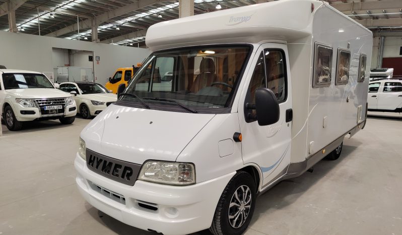 HYMER TRAMP 664 PERFILADA CAMA FRANCESA, GAMA ALTA. lleno
