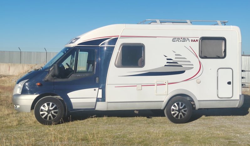 CAMPER HYMER ERIBA VAN PERFILADA COMPACTA 6 MTS CAMA TRANSVERSAL + MALETERO