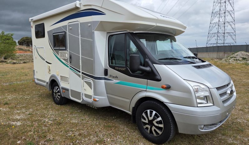 
								CHAUSSON FLASH PERFILADA COMPACTA CAMA TRANSVERSAL ELEVABLE + GARAJE lleno									
